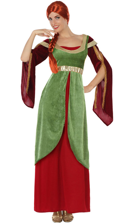 Disfraz de Dama Medieval Maira para mujer I Don Disfraz