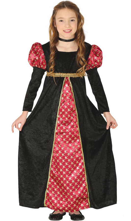 Disfraz de Dama Medieval Xisca para niña I Don Disfraz