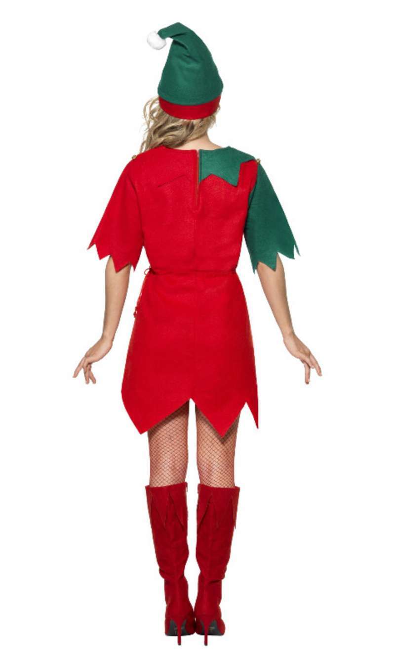 Disfraz Elfa bicolor adulta mujer, Tallas: M, L y XL