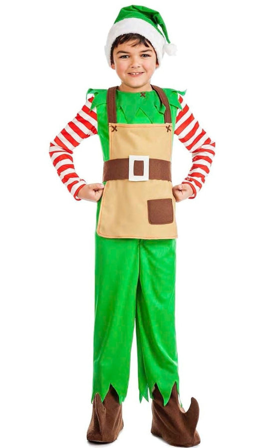 Disfraz de Elfo Claus para niño I Don Disfraz