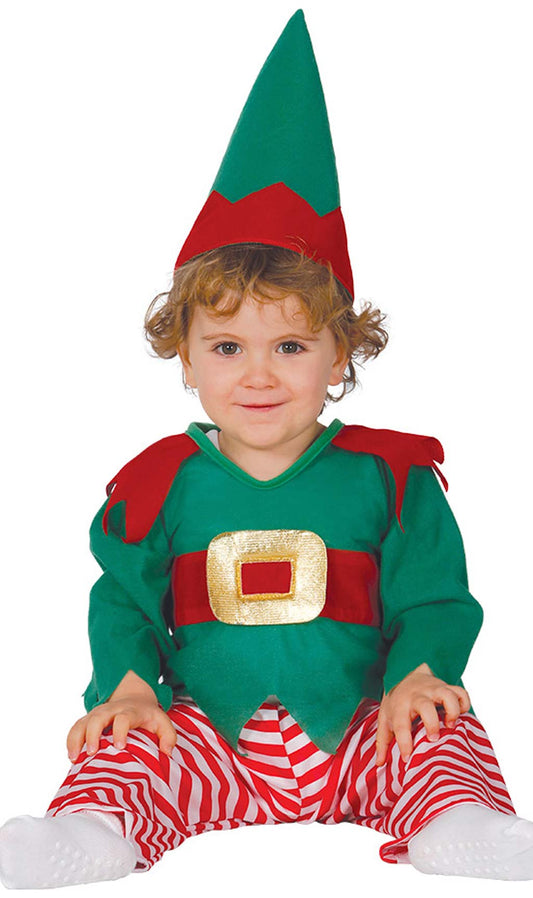 Disfraz de Elfo Navideño para bebé I Don Disfraz