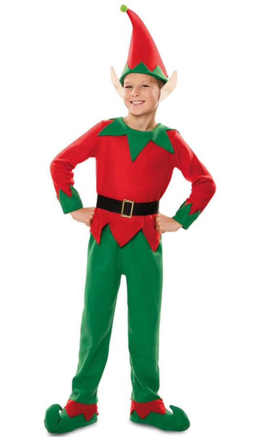 Disfraz de Elfo Noel para niño I Don Disfraz