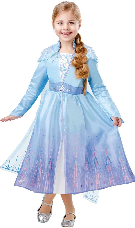 Disfraz de Elsa™ Frozen 2 Deluxe para niña I Don Disfraz