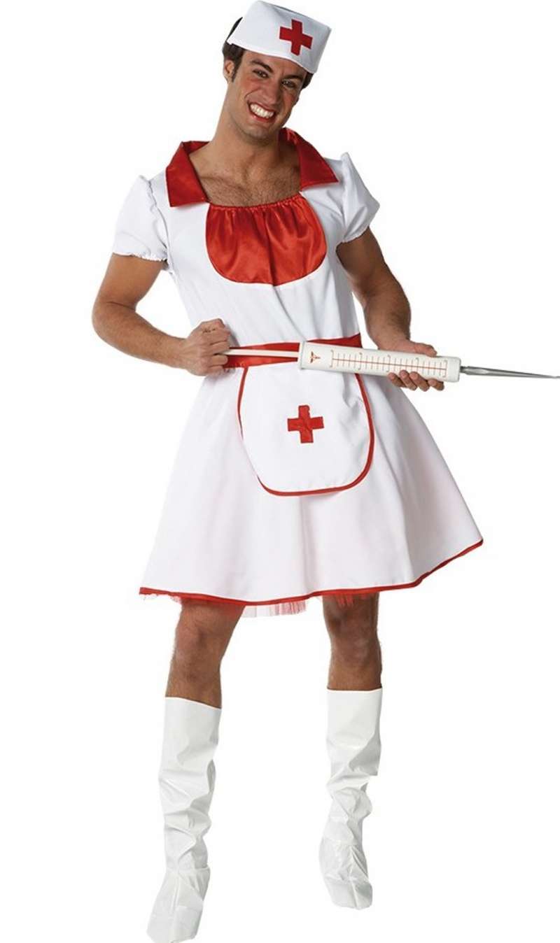 Disfraz de Enfermera sexy para hombre I Don Disfraz