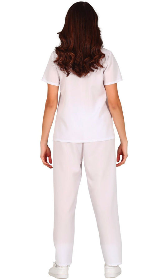 Disfraz de Enfermera Uniforme Blanco para mujer I Don Disfraz