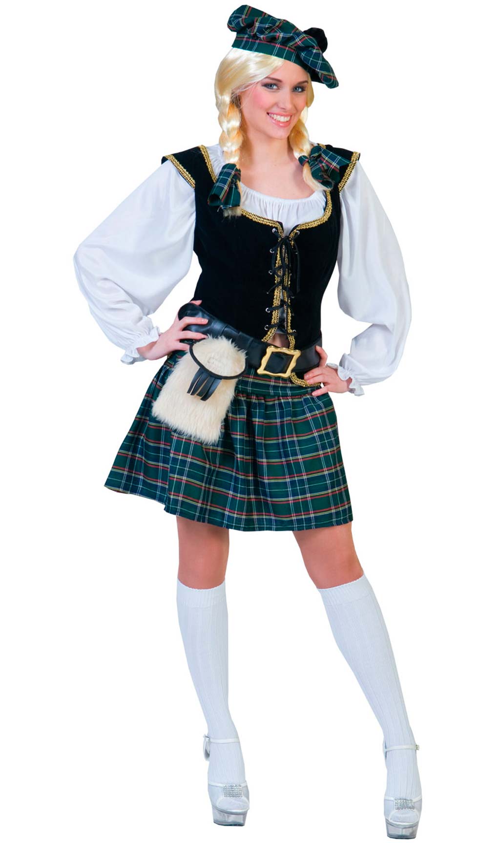 Disfraz de Escocesa Tradicional para mujer I Don Disfraz