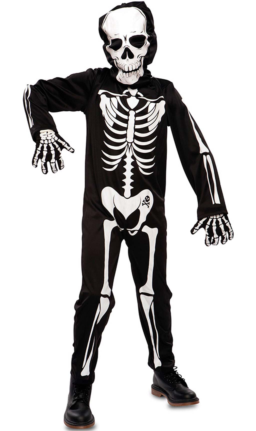 Disfraz de Esqueleto Oscuro para niño I Don Disfraz