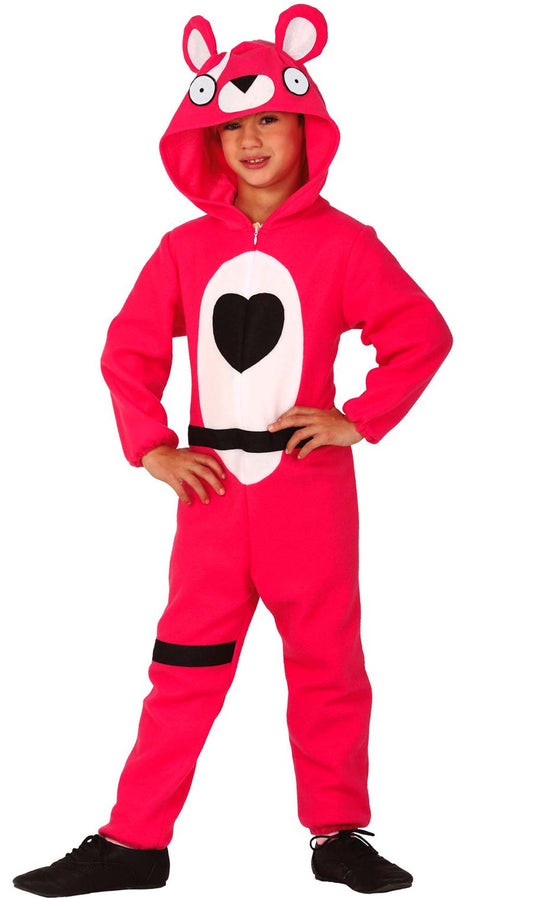 Disfraz de Fortnite Oso Rosa para infantil I Don Disfraz