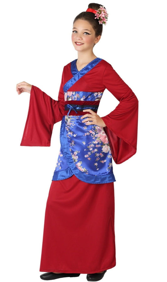 Disfraz de Geisha Masako para niña I Don Disfraz