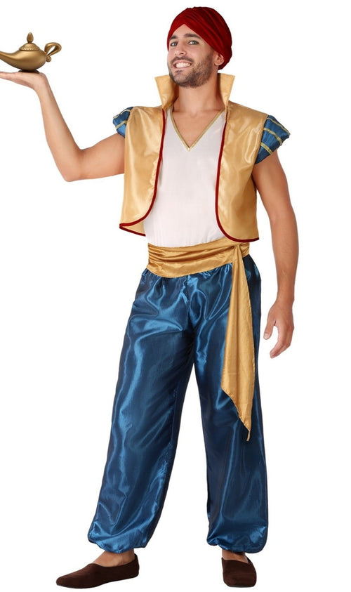 Disfraz Premium de Genio de Aladdin Disney Disney Para Adulto talla Extra  Grande