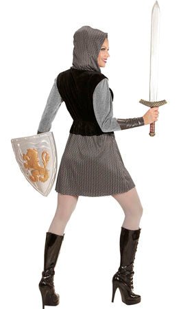 Disfraz de Guerrera Medieval Capucha para mujer I Don Disfraz