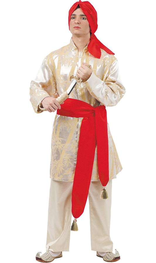 Disfraz de Hindú Bengali para hombre I Don Disfraz
