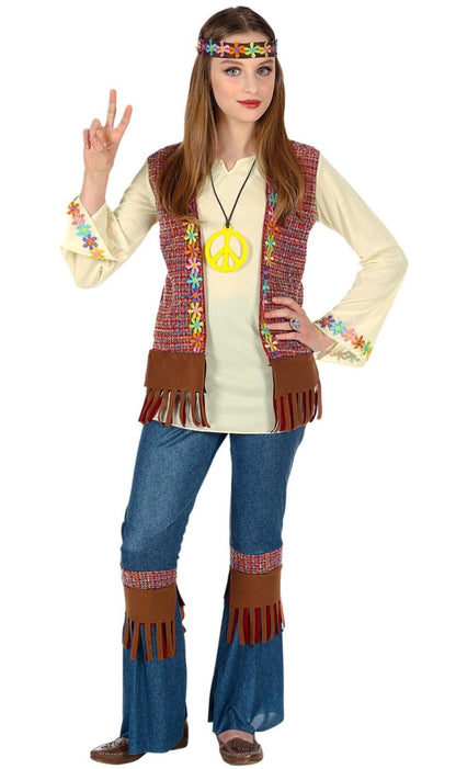 Disfraz de Hippie Reggae para niña I Don Disfraz