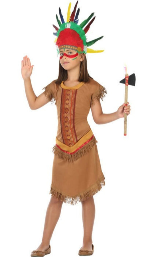 Disfraz de India Cherokee para niña I Don Disfraz