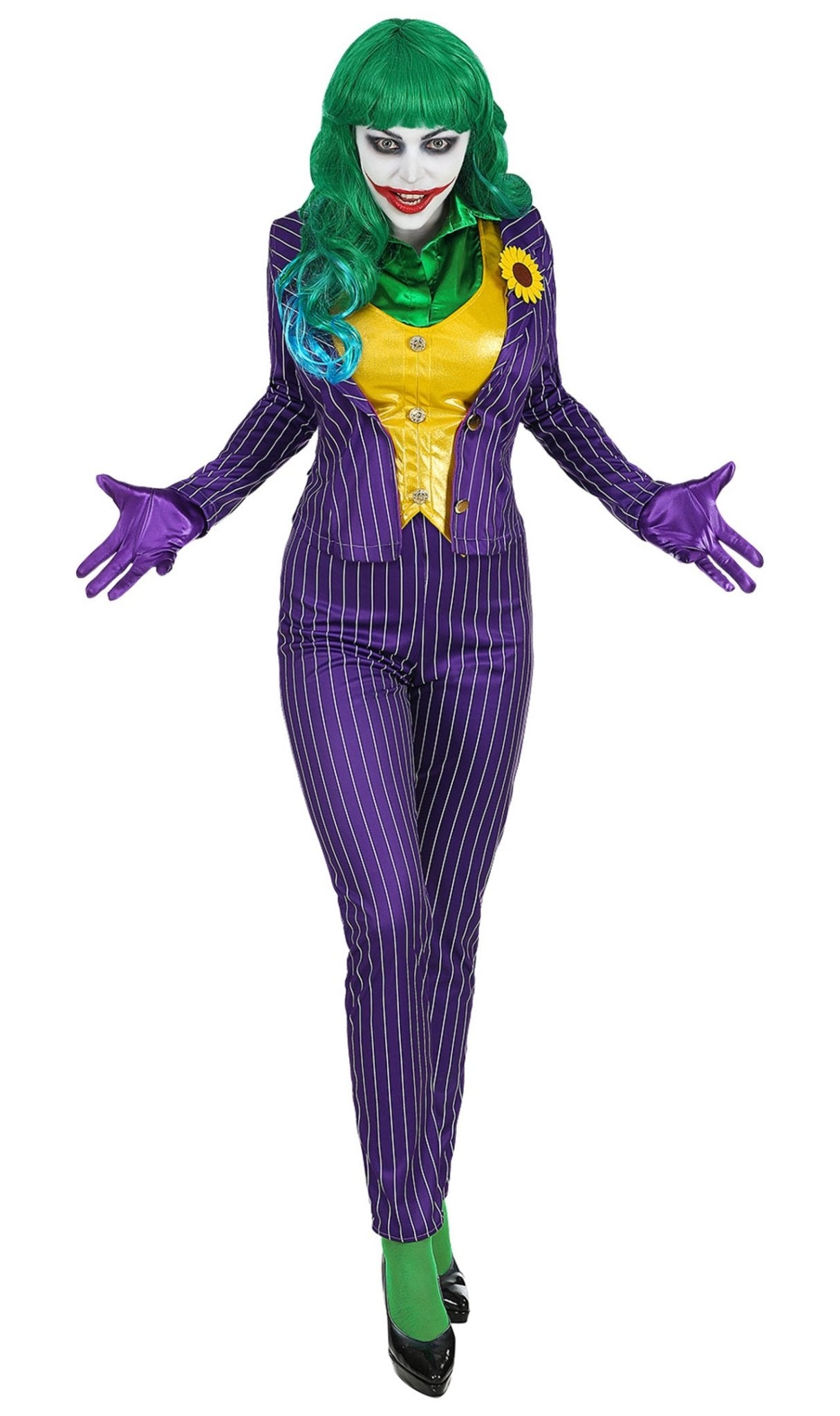 Disfraz de Joker chiflado para mujer I Don Disfraz