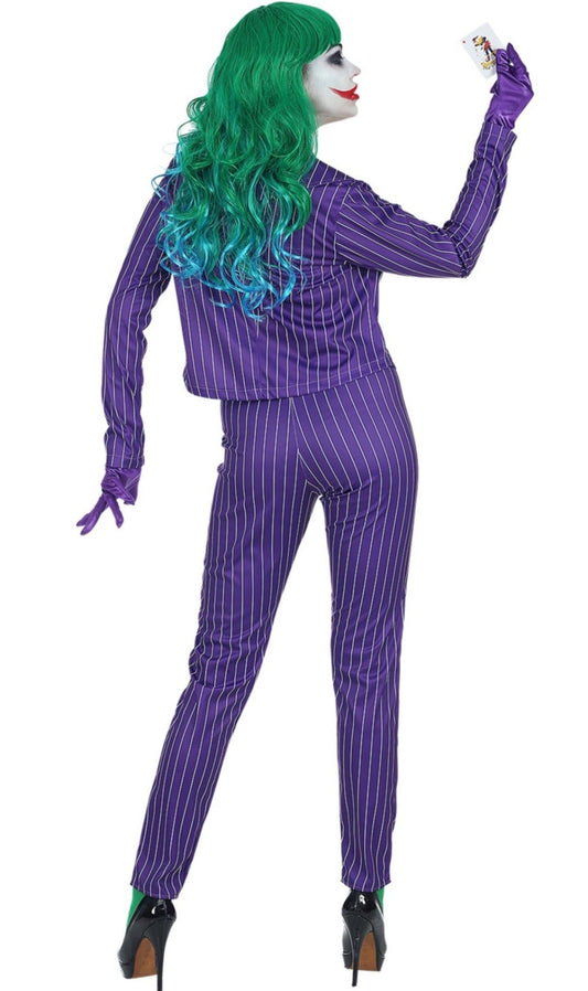 Disfraz XL de Joker chiflado para mujer