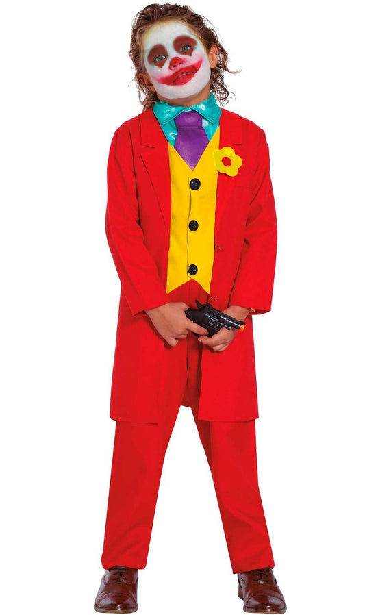 Disfraz de Joker Rojo para niño I Don Disfraz