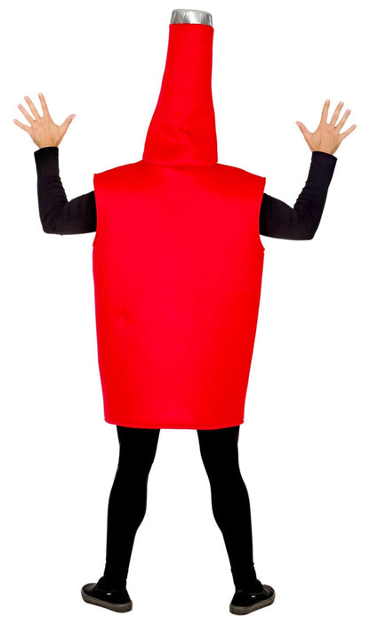 Disfraz de Kétchup Rojo para adulto I Don Disfraz