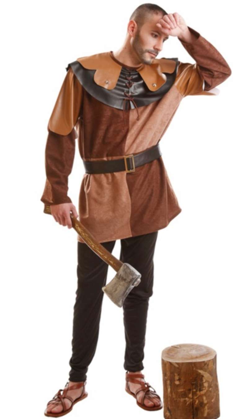 Disfraz de Leñador Medieval hombre I Don Disfraz