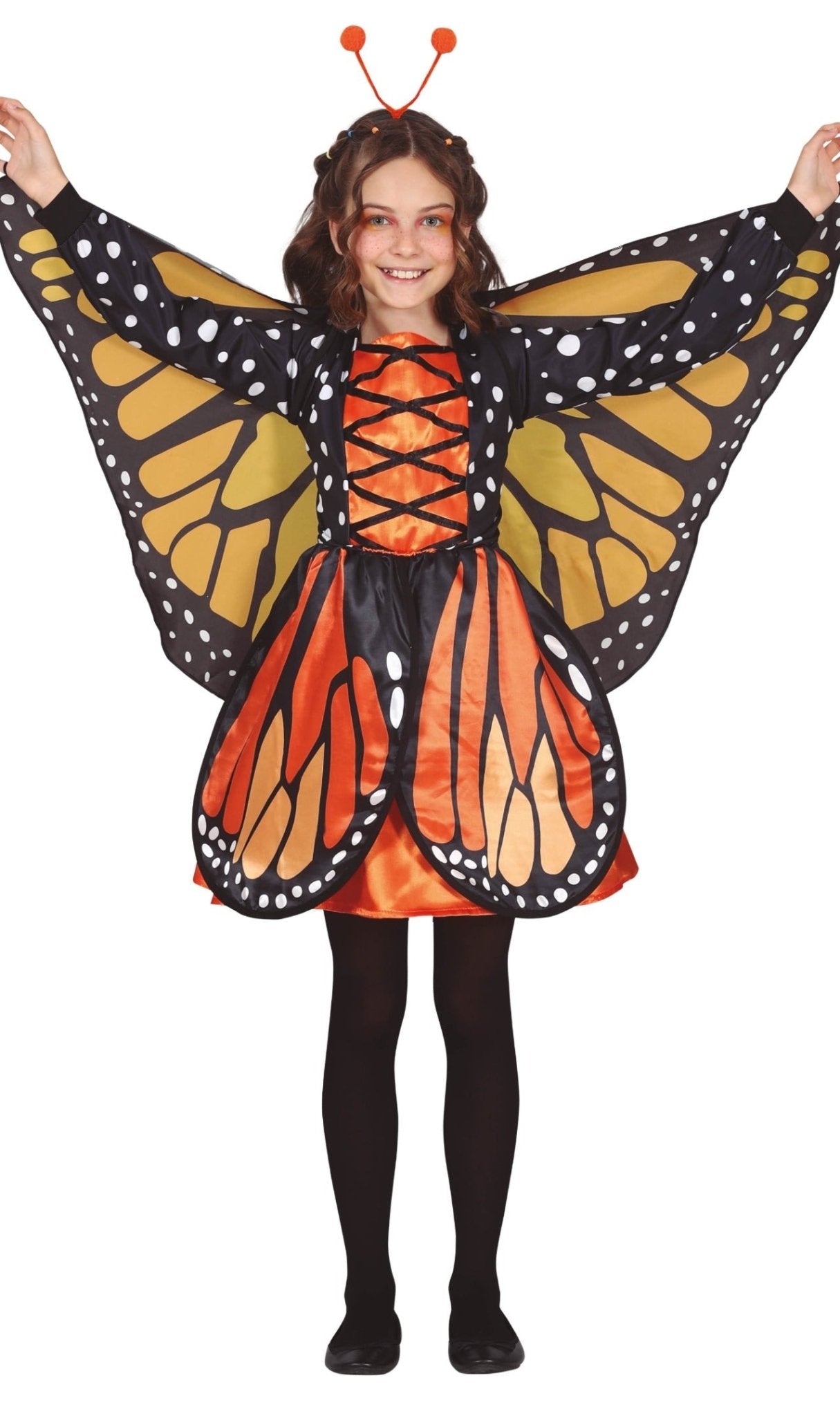 Disfraz de Mariposa Naranja para niña I Don Disfraz