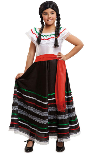Adelita Vestido Mexicana Niña Disfraz Vestido De Adelita Niña