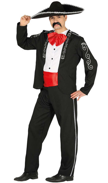 Disfraz de Mexicano Bordados para adulto Don Disfraz