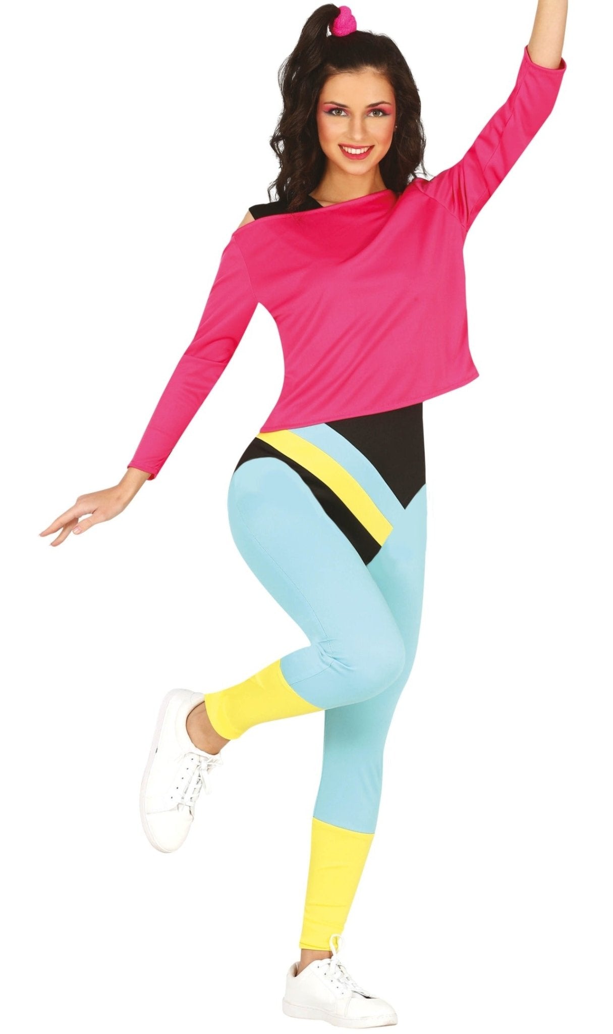 Disfraz Años 80 DISFRAZ DE MONITORA DE AEROBIC Au00d1OS 80