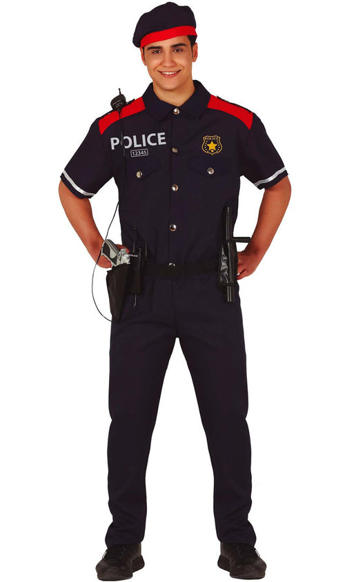 disfraz hombre de policia