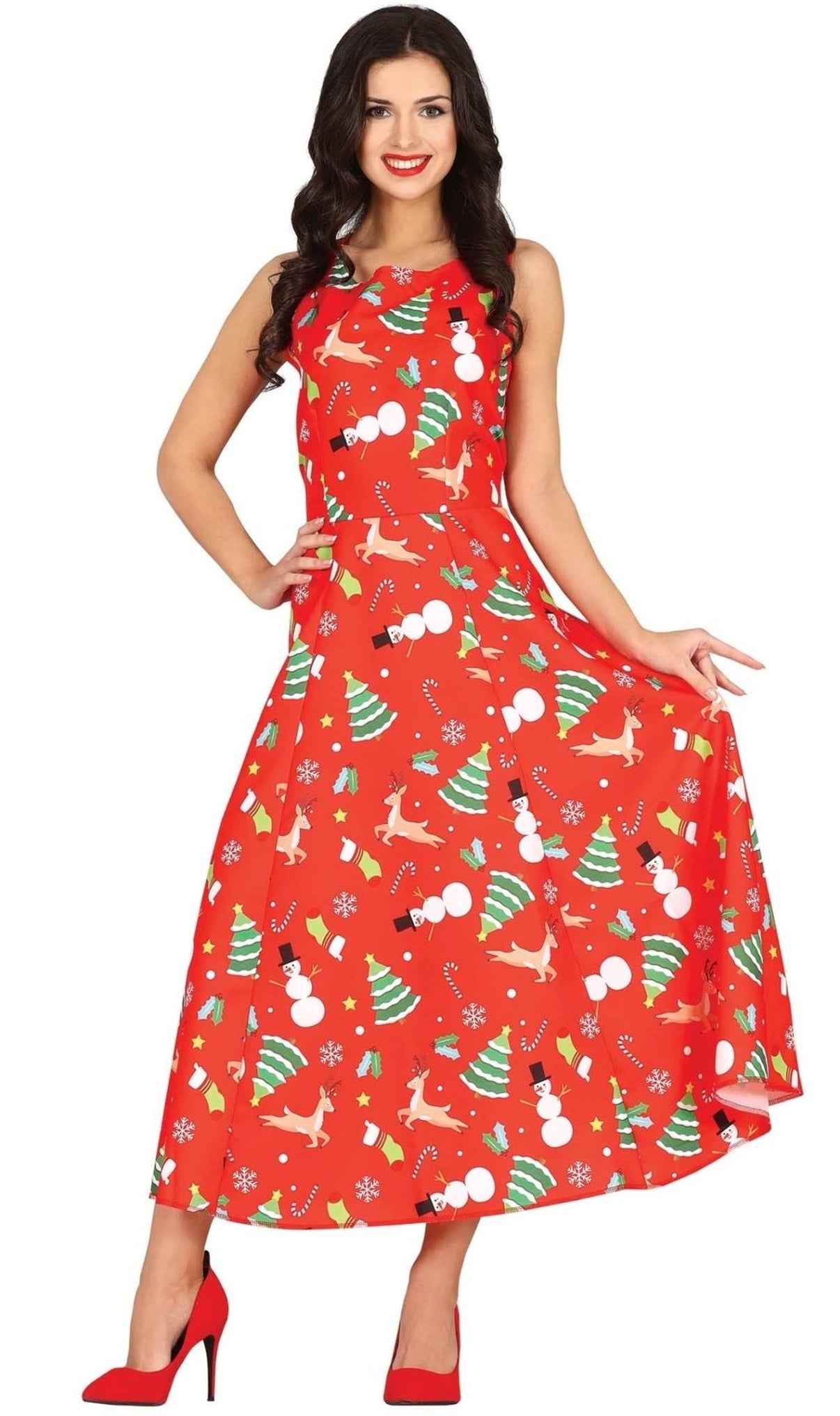 Compra Disfraz de Navidad Rojo para mujer Don Disfraz