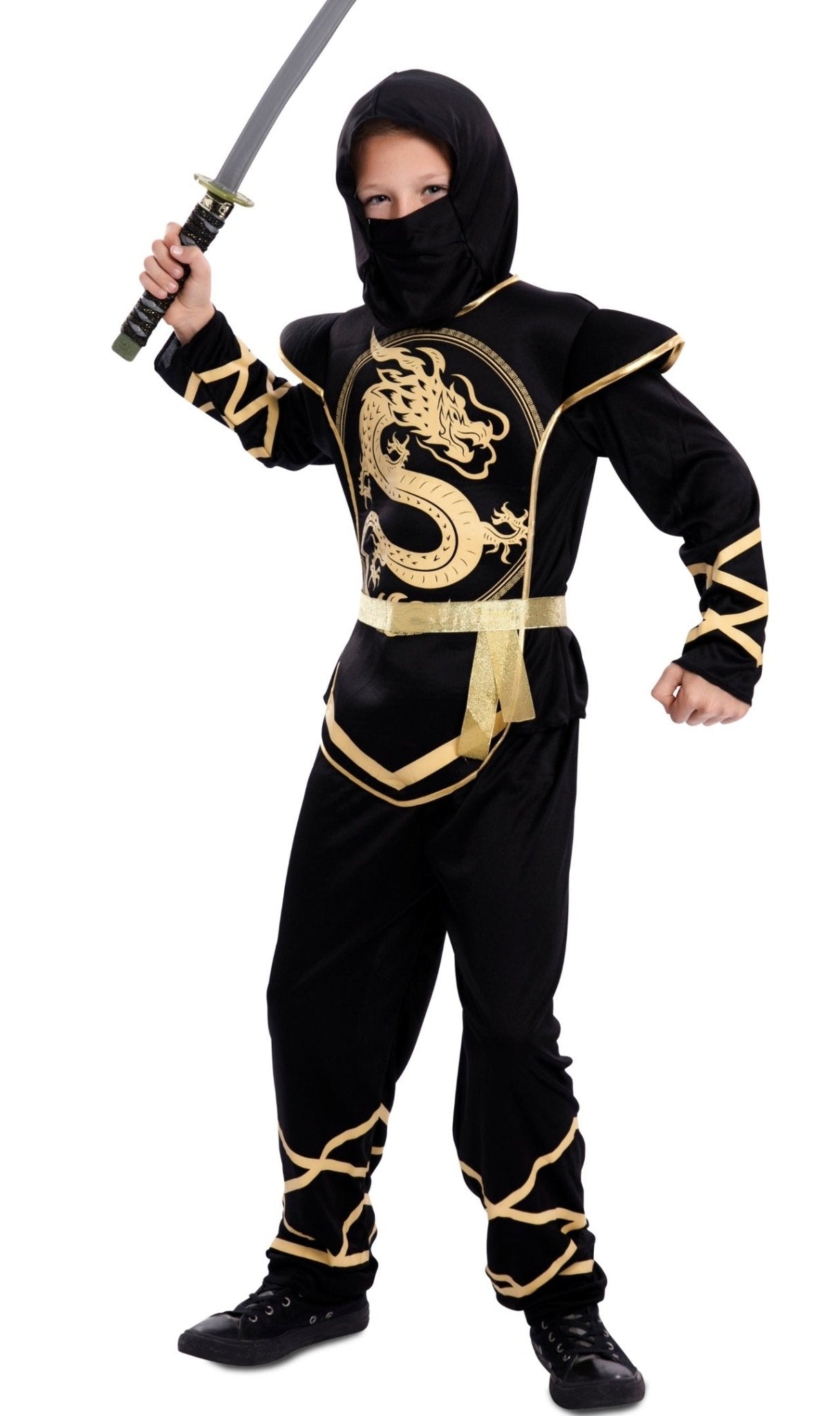 Disfraz de Ninja Dorado para infantil