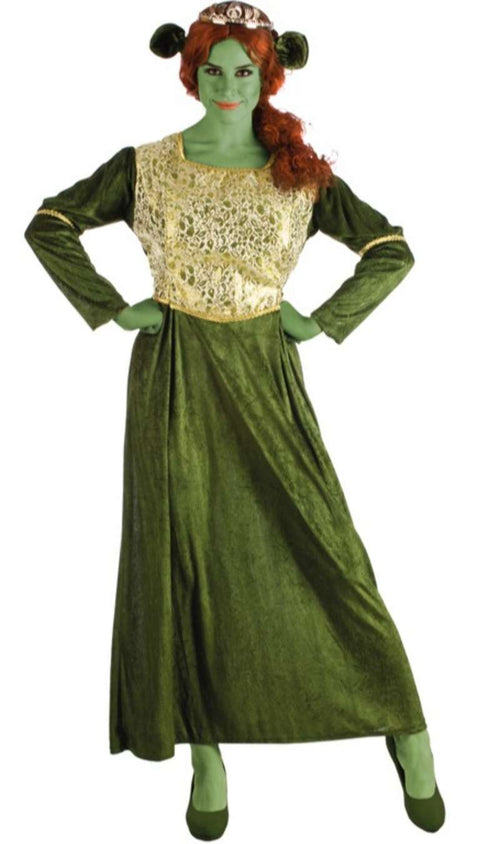 Disfraz medieval verde hombre adulto m-l