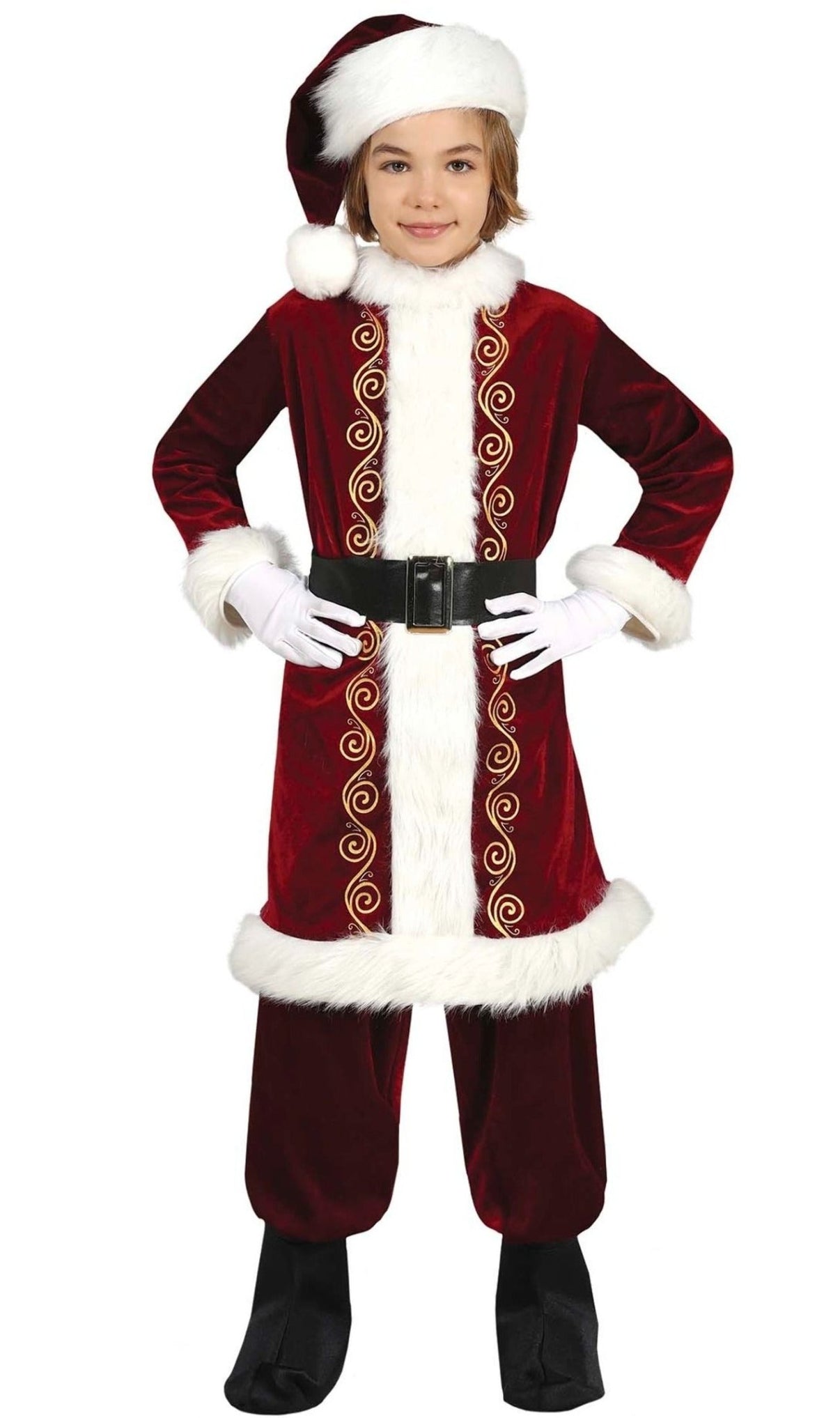 Disfraz De Santa Claus Niño Disfraz De Papá Noel Elegante Para