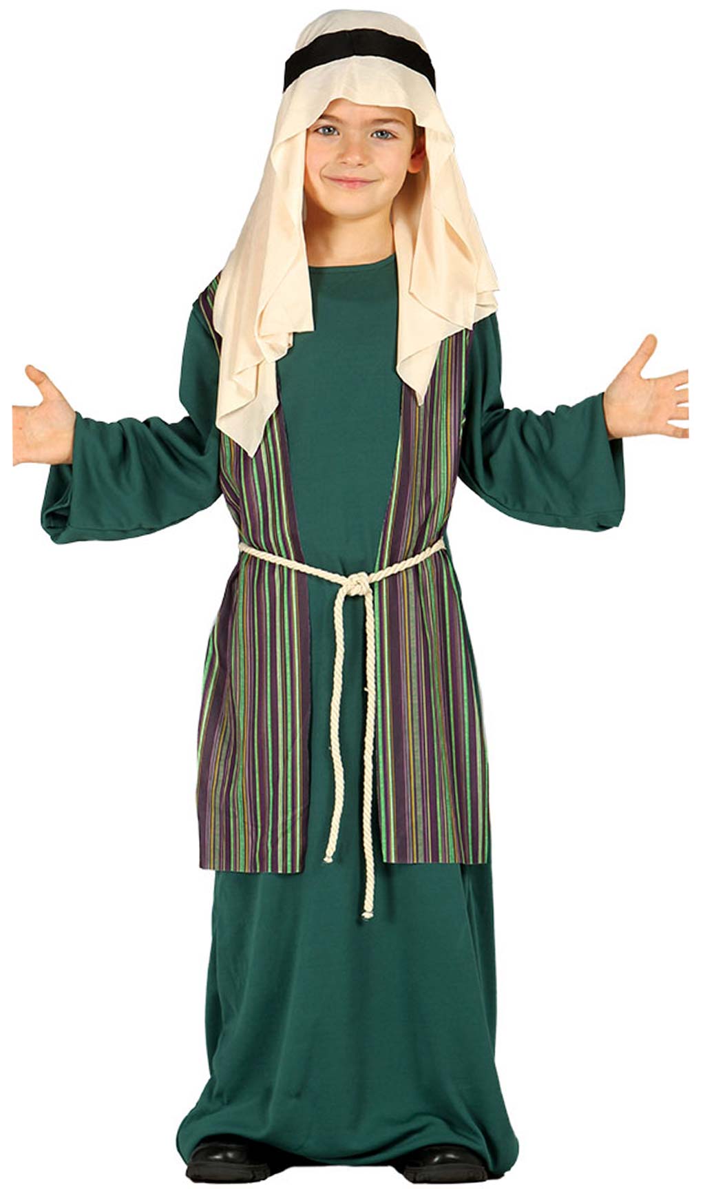 Disfraz de Pastor Judío Verde infantil I Don Disfraz