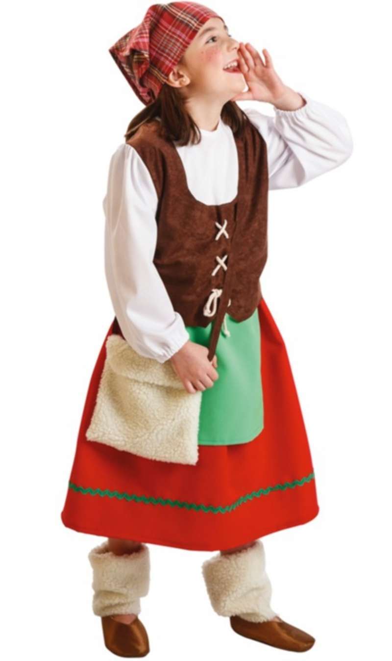 Disfraz de Pastora Asturiana infantil I Don Disfraz