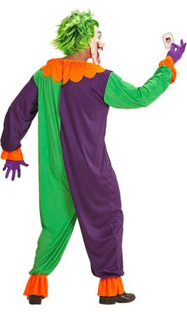 Disfraz de Payaso Joker para hombre y mujer Don Disfraz