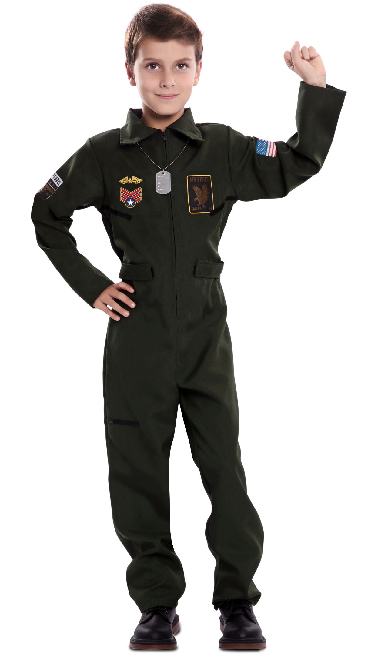 Acuario antes de De ninguna manera Disfraz de Piloto de Combate Aviador para niño y niña | Don Disfraz