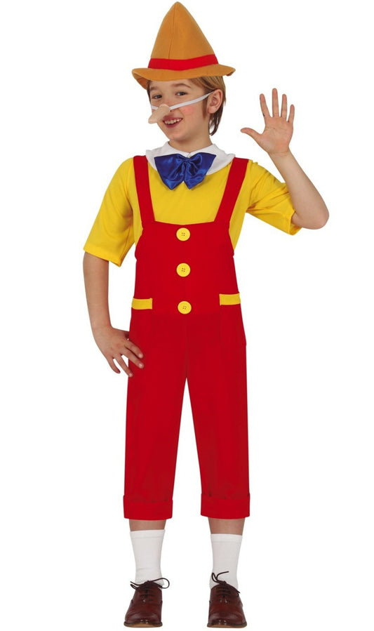 Disfraz de Pinocho Botones infantil I Don Disfraz