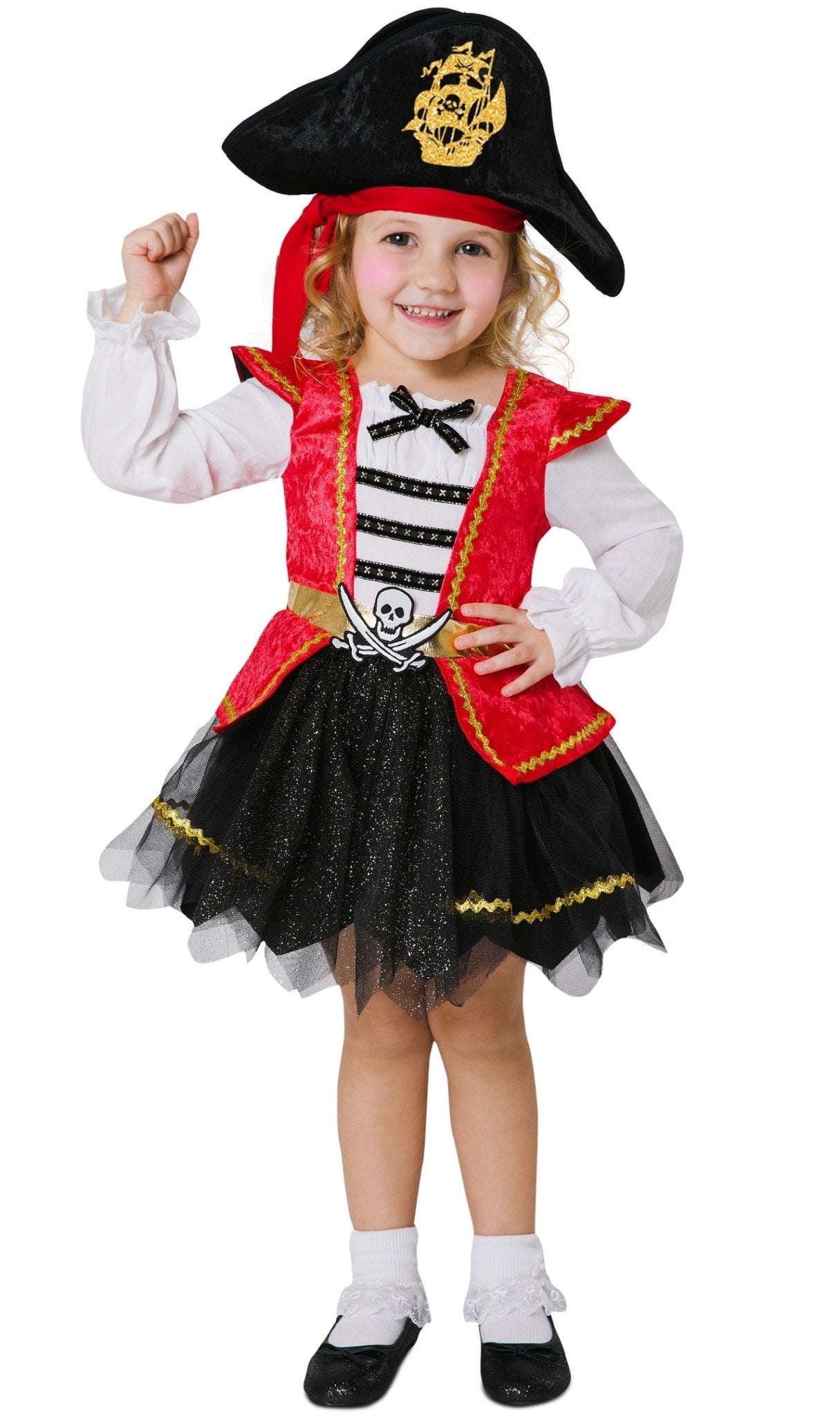 Disfraz de Pirata Caribeña para niña I Don Disfraz