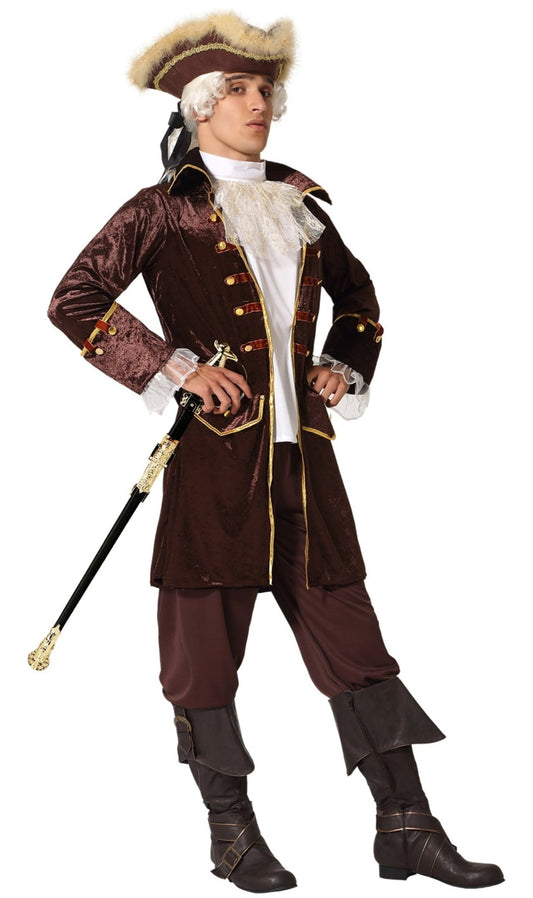 Disfraz de Pirata Marrón para hombre I Don Disfraz