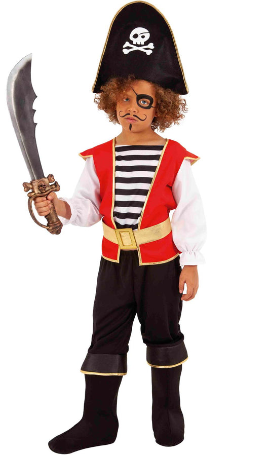 Disfraz de Pirata Travieso para niño I Don Disfraz