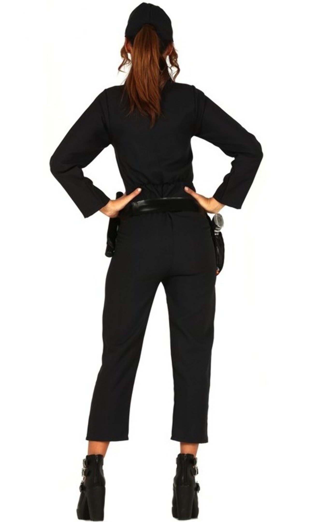 Disfraz de Policía del Cuerpo en Llamas para mujer
