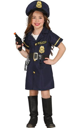 Disfraz de Policía Urbana para niña I Don Disfraz