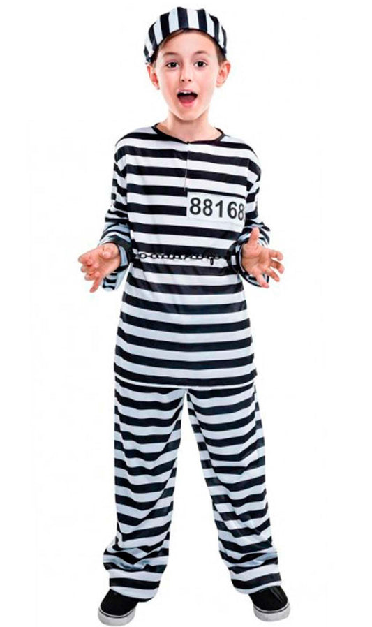 Disfraz de Preso Rayas infantil I Don Disfraz
