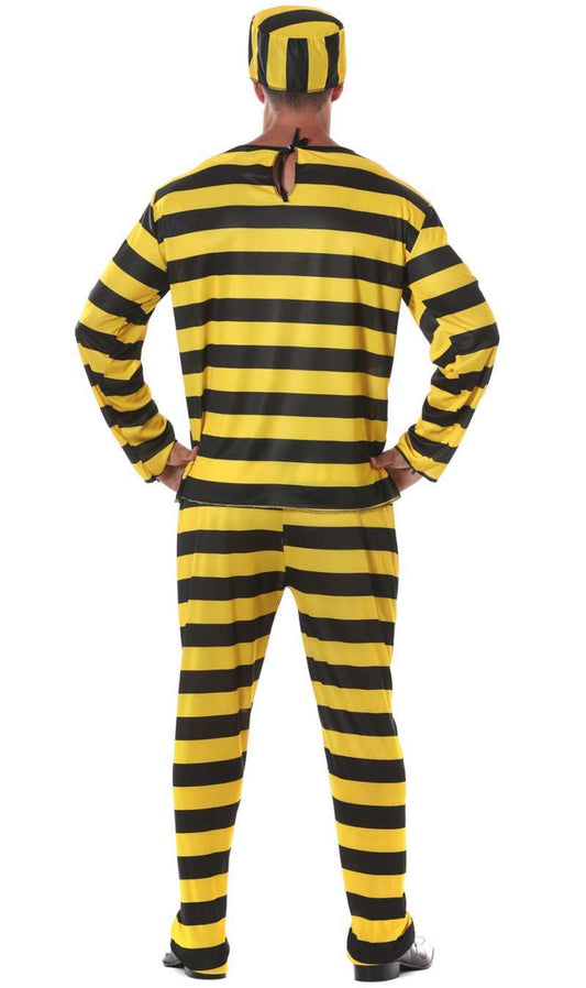 Disfraz de Prisionero Amarillo para adulto I Don Disfraz