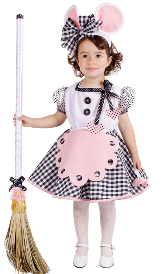 Disfraz de Ratita Cuadros infantil I Don Disfraz