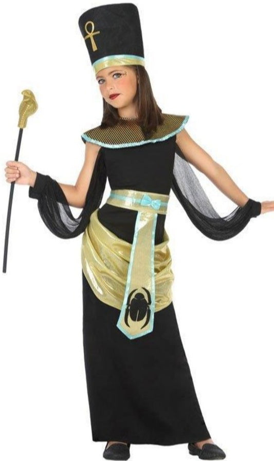 Disfraz de Reina Egipcia Nefertiti para niña I Don Disfraz