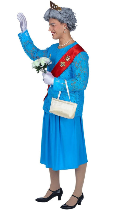Disfraz de Reina Isabel II para hombre I Don Disfraz
