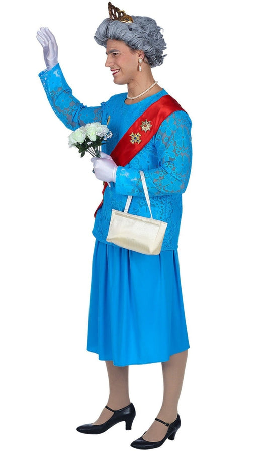 Disfraz de Reina Isabel II para hombre I Don Disfraz