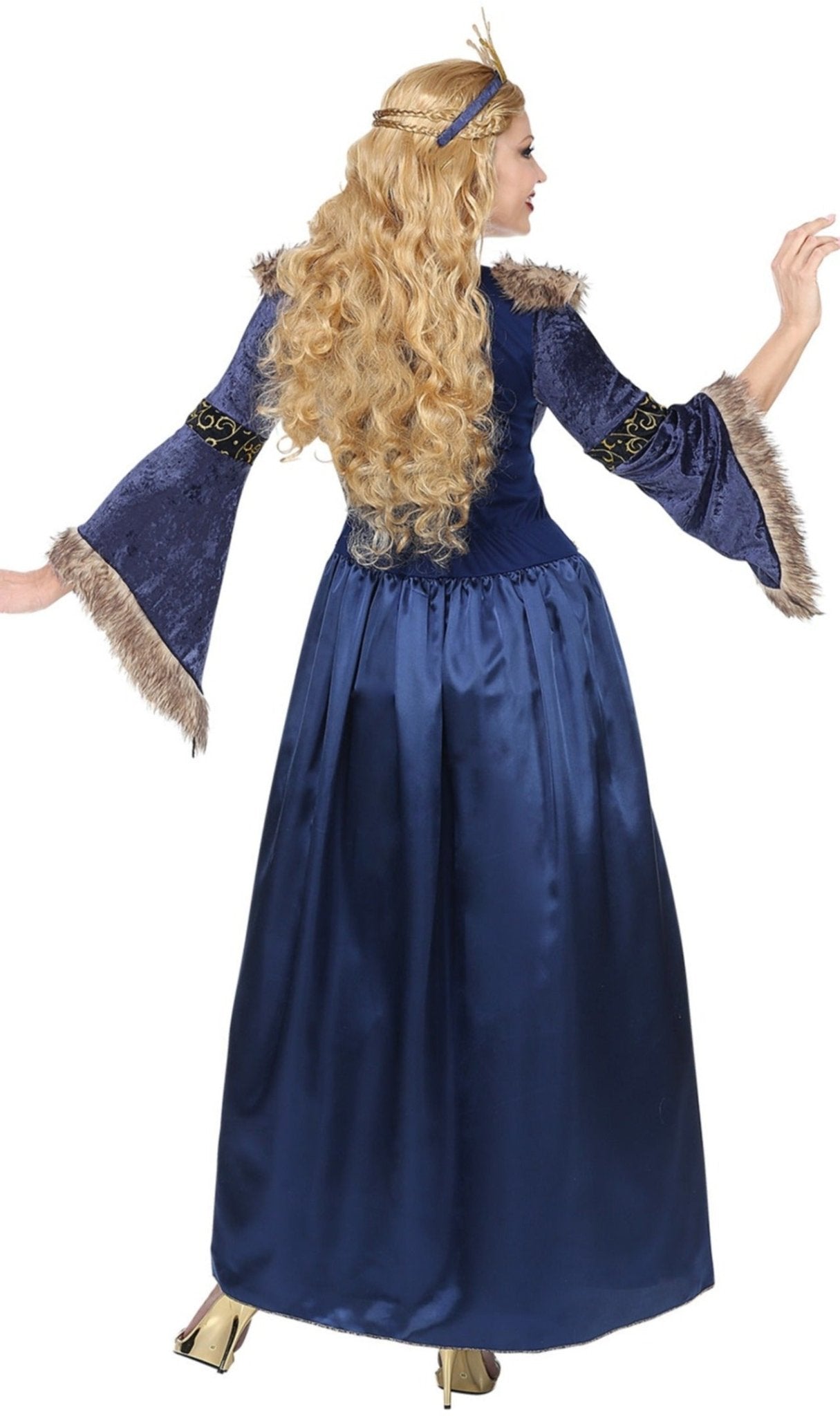 Vestido Medieval azul - Unha de Romanos