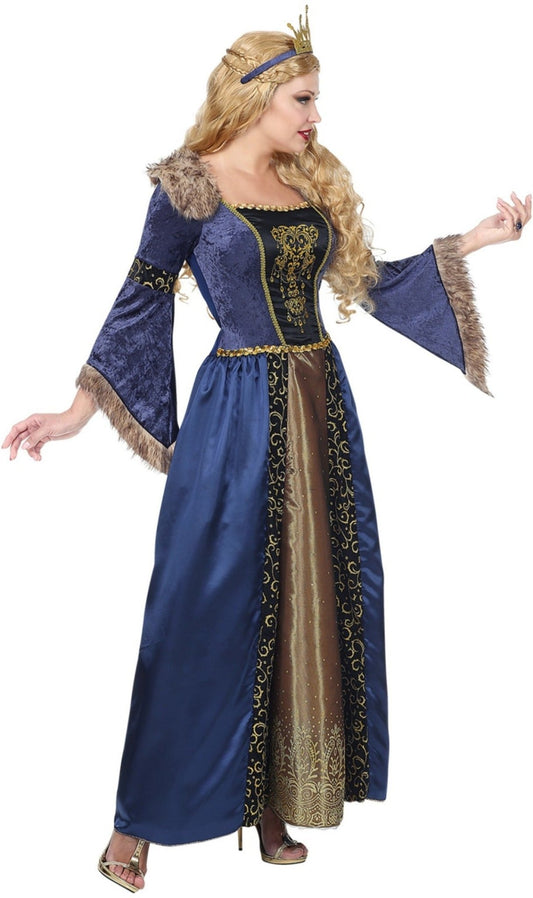 Disfraz de Reina Medieval Pelo para mujer I Don Disfraz